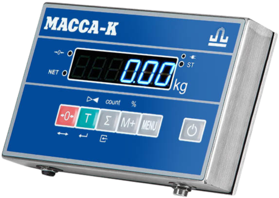Весы платформенные моноблочные МАССА-К 4D-PМ-10/10-2000-AB (1000х1000)